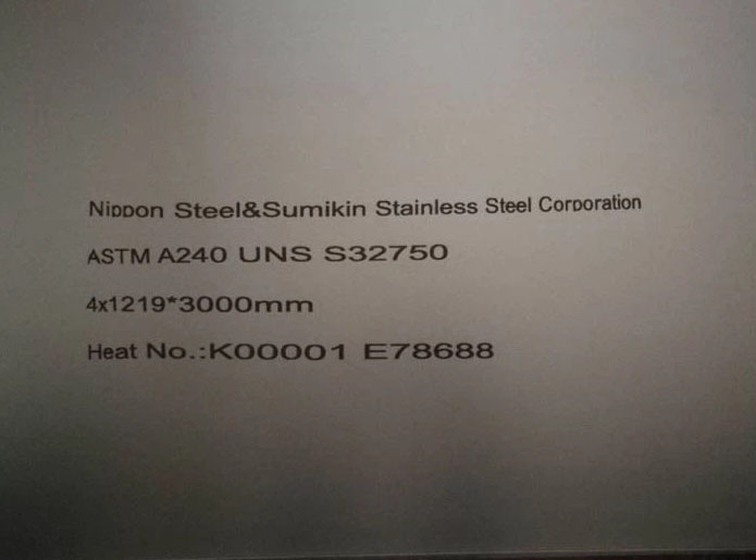 ASTM A240 S32750 4mm Thickness Plate